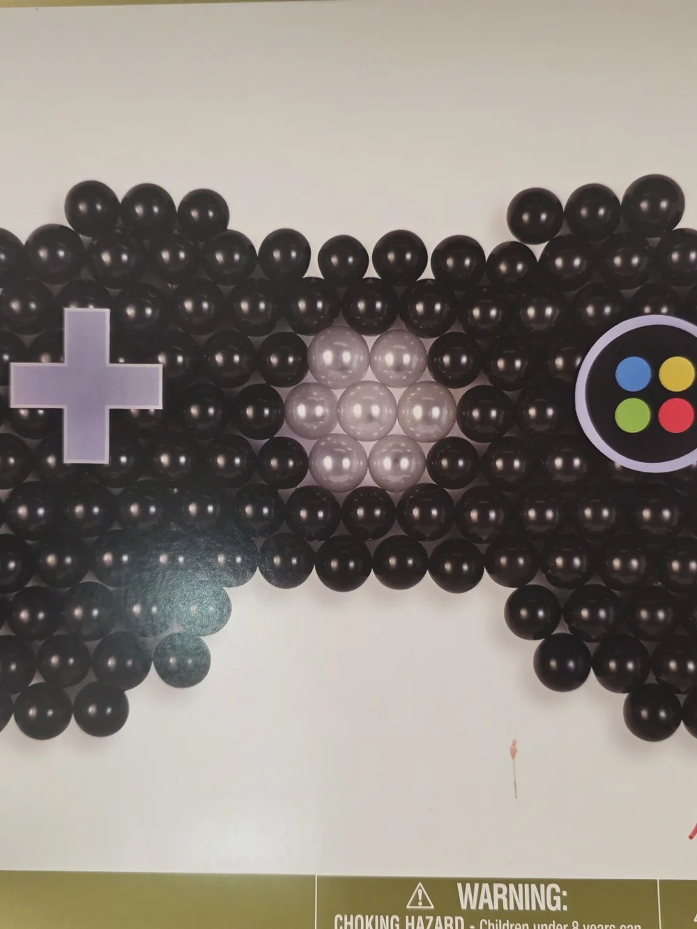 Sculpted Backdrop Kit - Black Balloon Game Controller Wall Accent- NEW